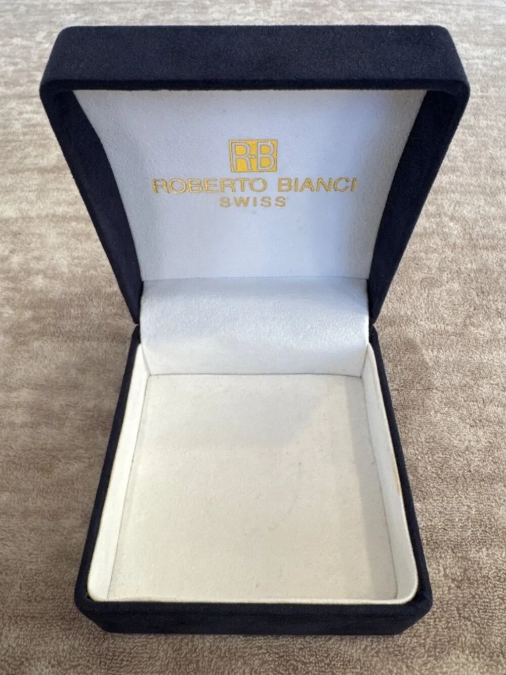 Roberto Bianci Swiss Velvet Watch Box Presentation Box